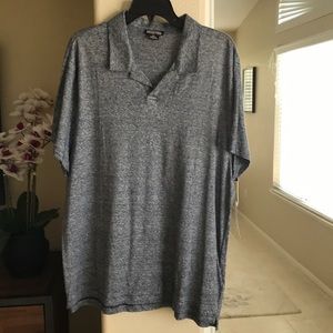 Navy and White Men’s Michael Kors Polo shirt